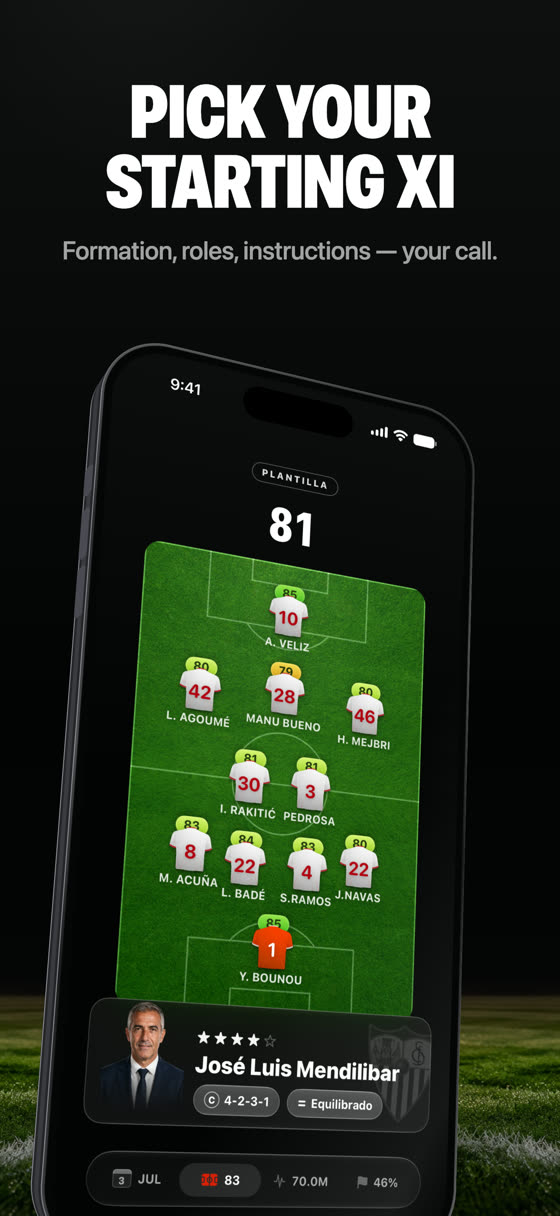 Pick your starting XI